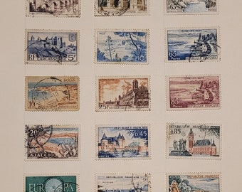 220005 FRANCE  Lot de timbres anciens oblitérés  Antique postage stamps French