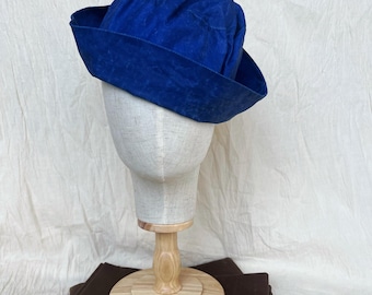 Sombrero de lluvia Frankenbucket Transformer - Algodón encerado azul índigo
