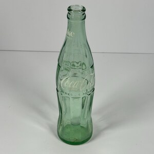 Vintage Green Glass Coke Bottle 12oz Coca-Cola