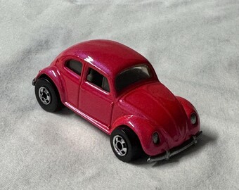 1988 Hot Wheels Volkswagen VW Pearl Pink Bug Beetle 1:64 Die