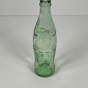 Vintage Green Glass Coke Bottle 12oz Coca-Cola