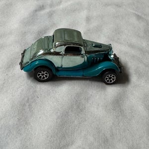 1979 Hot Wheels 1934 Silver and Teal Ford Coupe 1:64 Die Cast Loose