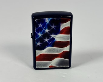 Zippo Abstract American Flag Design Windproof Lighter