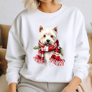 Westie xmas jumper hot sale