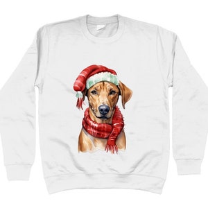 Rhodesian Ridgeback Sweatshirt, Perfect Gift For Rhodesian Ridgeback Dog Lover, Dog Christmas Jumper, Rhodesian Ridgeback Mom Dad