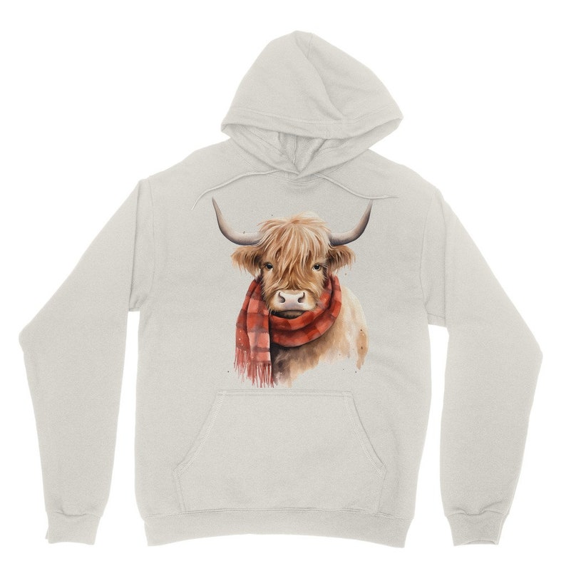 Highland Cow Hoodie, Western Sweatshirt, Country Hoodie, Cow lover, Highland Cow Shirt, Farm Hoodie, Western Clothes, Cows, Cute Cow Top image 9