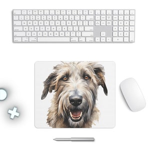 Irish Wolfhound Maus Pad, Irish Wolfhound Hundeliebhaber, Wolfie Mom, Geschenk für sie Ihn, Wolfshund Hunde, Hundeperson, Hundemenschen