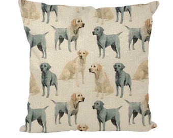 Labrador Dekokissen mit Einsatz, Geschenk für Labrador Hundebesitzer, Labrador Retriever, Labrador Mama Papa, Geschenk für sie und ihn