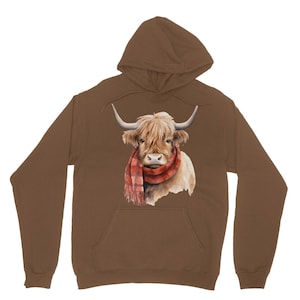 Highland Cow Hoodie, Western Sweatshirt, Country Hoodie, Cow lover, Highland Cow Shirt, Farm Hoodie, Western Clothes, Cows, Cute Cow Top image 10