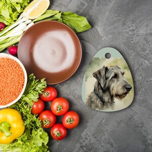 Irish Wolfhound Glas Schneidebrett, Irish Wolfhound Liebhaber, Geschenk für sie ihn, Wolfie Mom, Hunde Person, Muttertagsgeschenk, Hunde Person