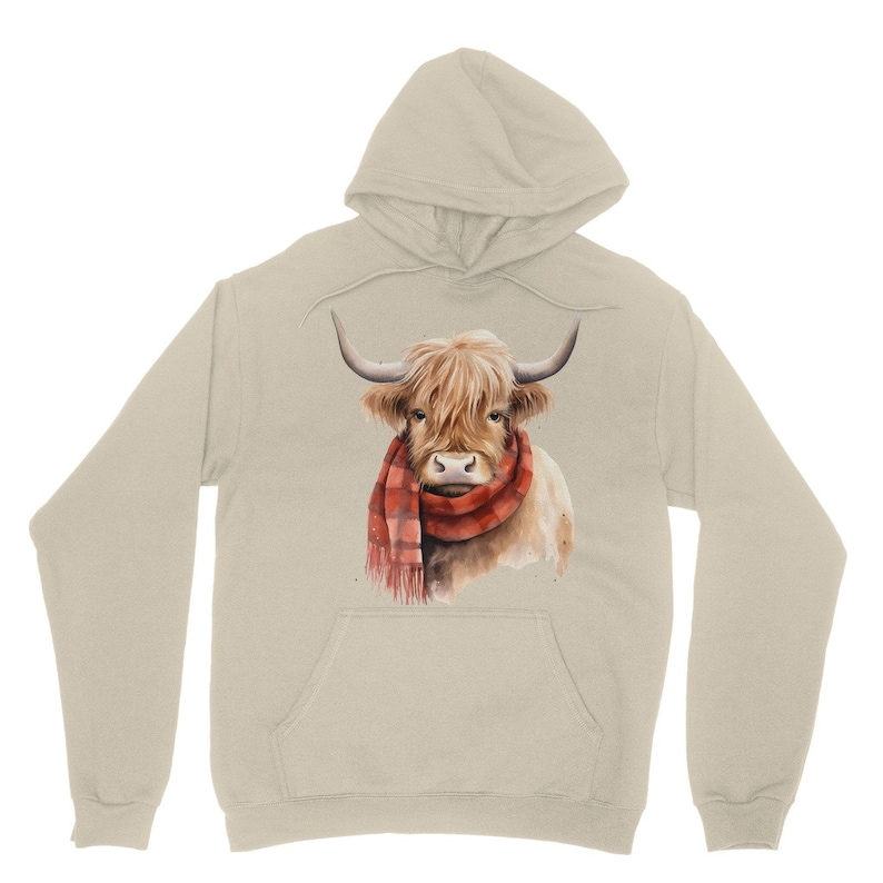 Highland Cow Hoodie, Western Sweatshirt, Country Hoodie, Cow lover, Highland Cow Shirt, Farm Hoodie, Western Clothes, Cows, Cute Cow Top image 8