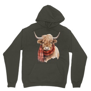 Highland Cow Hoodie, Western Sweatshirt, Country Hoodie, Cow lover, Highland Cow Shirt, Farm Hoodie, Western Clothes, Cows, Cute Cow Top image 7