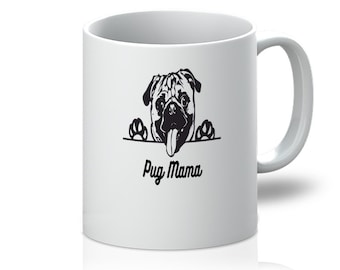 Pug Lover Gift | Pug Owner Gift | Pug Tumbler | Dog Mug | Gifts For Her | Pug Dog | Dog Lovers | Pug Lover Mug | Pug Mama Coffee Mug