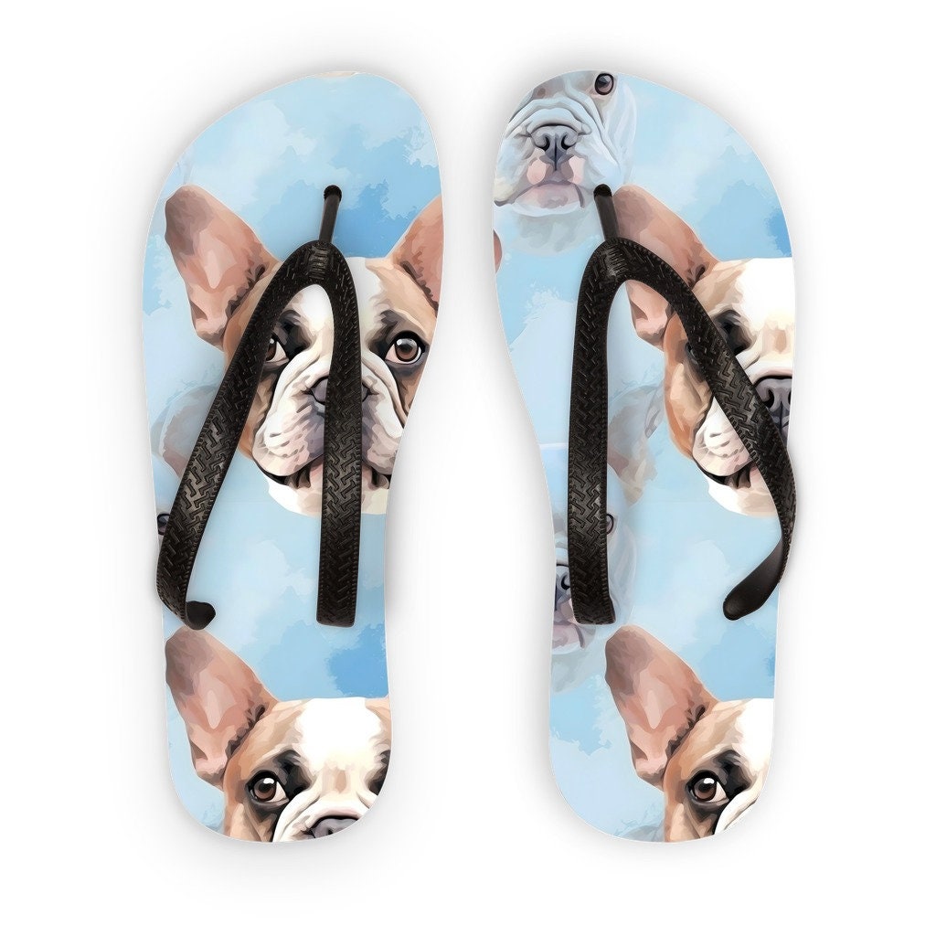 French bulldog flip flops discount