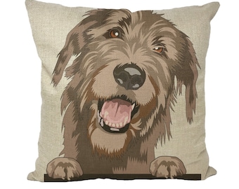 Ierse wolfshond Sierkussens | Cadeau voor haar | Ierse wolfshond | Hondenliefhebberscadeau | Liefhebbers van Ierse wolfshonden | Ouder Ierse wolfshond