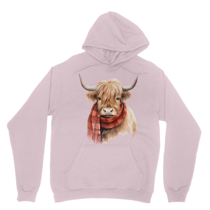 Highland Cow Hoodie, Western Sweatshirt, Country Hoodie, Cow lover, Highland Cow Shirt, Farm Hoodie, Western Clothes, Cows, Cute Cow Top image 6