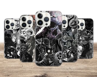 Creepy Phone Case Horror Cover for iPhone 15Pro, 14, 13, 12, 11, Google Pixel 9, 8, 7A, 6A, Samsung Galaxy S24 Ultra, S23fe, A05 A55 A35