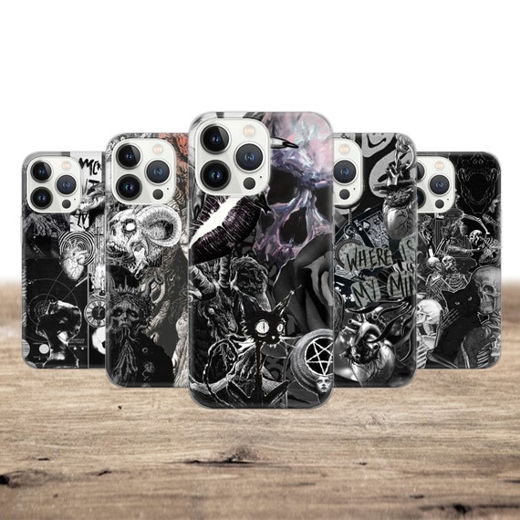 Creepy Phone Case Horror Cover for iPhone 15Pro, 14, 13, 12, 11, Google Pixel 9, 8, 7A, 6A, Samsung Galaxy S24 Ultra, S23fe, A05 A55 A35