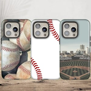 Baseball Handytasche League TOUGH Cover für iPhone 16Plus, 15, 14, 13, 12, Google Pixel 9Pro XL, 8A, 7A, 6A, Samsung S25, S24 FE, S23, A22