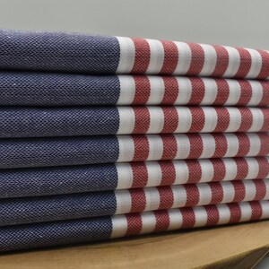 Striped Towel, Sauna Towel, Turkish Towel, Beach Towel, Wedding Towel, 40 x 70 inch Bath Towel, Pool Towel, Hammam Towel, admiral, @merican
