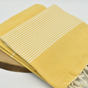 Organic Cotton Towel, Turkish Towel, Beach Towel, Wedding Towel, 40 x 70 inch Bath Towel, Pool Towel, Sand Free Beach Towel, honey, Hrke