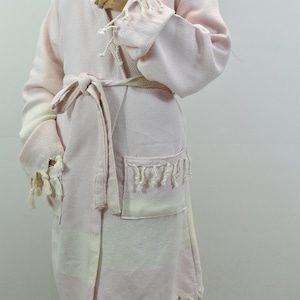 Personalized  Bathrobes, Custom Bathrobe, Bridesmaid Bathrobes, Kimonos, Robe for Women, Cotton Turkish Bathrobe, Bath Robe P.Pink, Elm@s