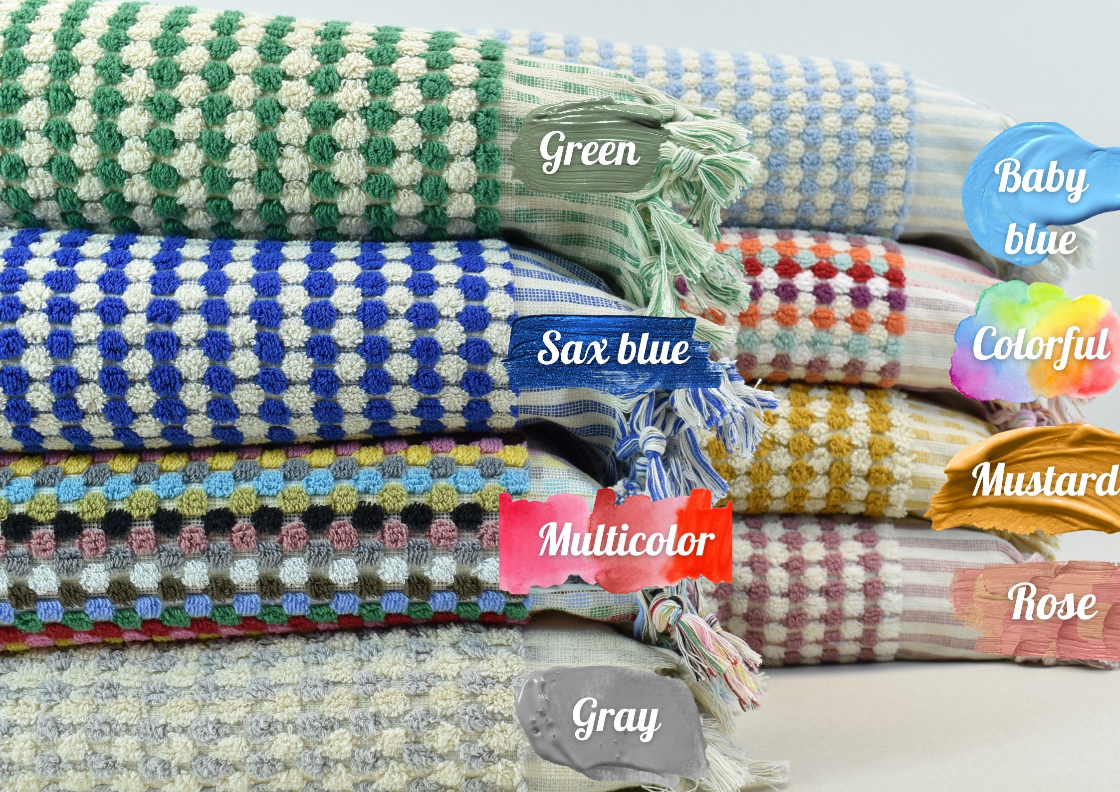 Beach Peshtemal, Turkish Towel, Customized Towel, Organic Cotton Towel, Holiday Towel, Bath Towel 36 x 70 inch Pool Towel, Shower Towel,