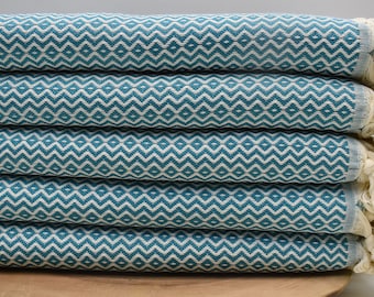 Shower Towel, Turkish Towel, Bath Towel, Personalized Gift, Beach Towel, 40 x 70 inch Pool Towel, Hammam Towel, Sauna Towel, teal, Medus