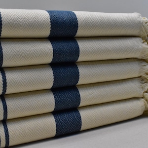 Organic Cotton Peshtemal, Beach Towel, Bathroom Decor Towel, Turkish Towel, 40 x 70 inch Personalized Towel, Pool Towel, indigo, @ta
