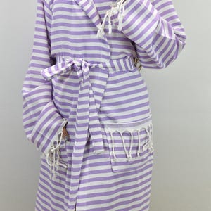 Kimonos, Pajamas, Fish Pattern Bathrobe, Cotton Bathrobe, Morning Gown, Dressing Gown, Unisex Bath Robe, Chic Beach Robe,  Sardalya/BR