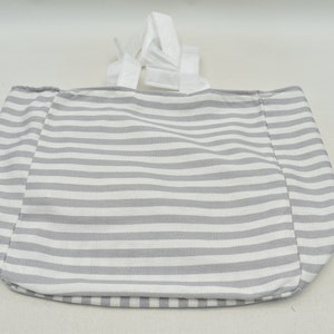 Travel Bag, Shopping Bag, Shoulder Bag, Beach Tote Bag, Gift for Her, Swim bag, Gray Tote Bag, 16 x 22 inch Day Bag, Market Bag, TB/ 116