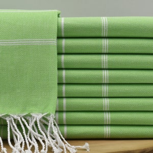 Bridesmaid Gift Towel, Turkish Bath Towel, Beach Towel, Wedding Gift Towel, Bath Towel, Pool Towel, Hammam Towel, lime, Sltan