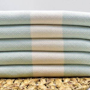 Beach Towel, Turkish Peshtemal, Bath Towel, Personalized Gift Towel, 36 x 68 inch Wedding Favors, Pool Towel, Hammam Towel, mint, kusgözü