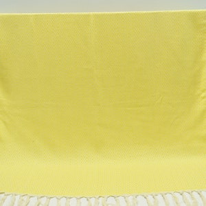 Hammam Towel, Pool Towel, Turkish Towel, Turkey Bath Towel, Organic Cotton Towel, 40 x 70 inch Sauna Towel, Beach Peshtemal, yellow, Medus