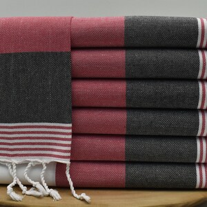 Kitchen Decor Towel, Face Towel, Turkish Hand Towel,  Dish Towel, Cotton Hand Towel, Head Towel 20 x 40 inch Dish Cloths, b.red, Zeuss|Pshkr