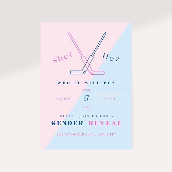 Sport Gender Reveal Etsy