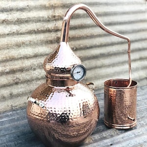 5 Gallon Handcrafted Copper Alembic Still – Perfect for Essential Oils, Hydrosols, and Home Décor