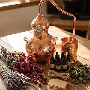Alembic Still – 5 Gallon Copper Essential Oil & Hydrosol Distiller