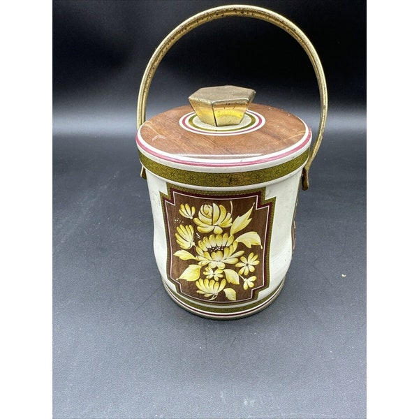 MURRAY ALLEN Candy Confections Tin Honeysuckle made in England 5.5in