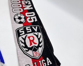 Vintage German Soccer Knit Scarf German soccer club 1. FSV Mainz 05 56in