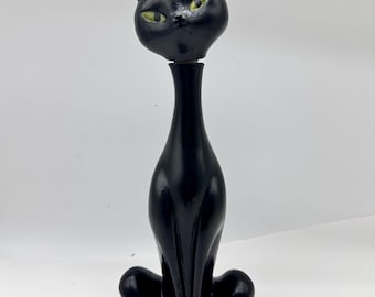 Avon Pretty Purrfect Black Cat Bubble Bath Gift for Atomic MCM Mid