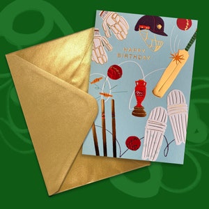 Carte d’anniversaire de cricket image 3