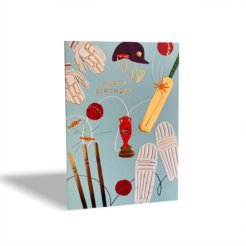 Carte d’anniversaire de cricket image 1
