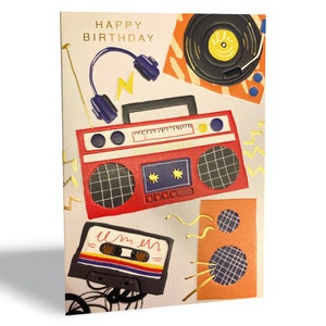Carte d'anniversaire de musique image 2