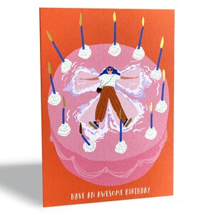 Carte d'anniversaire Cake Angel image 2