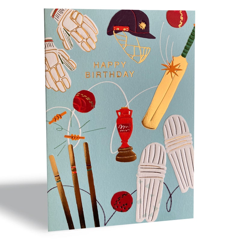 Carte d’anniversaire de cricket image 2