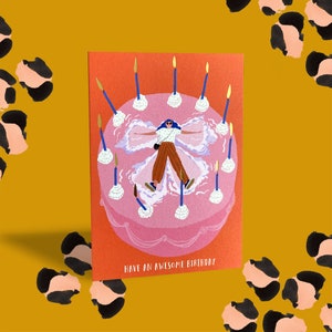 Carte d'anniversaire Cake Angel image 1