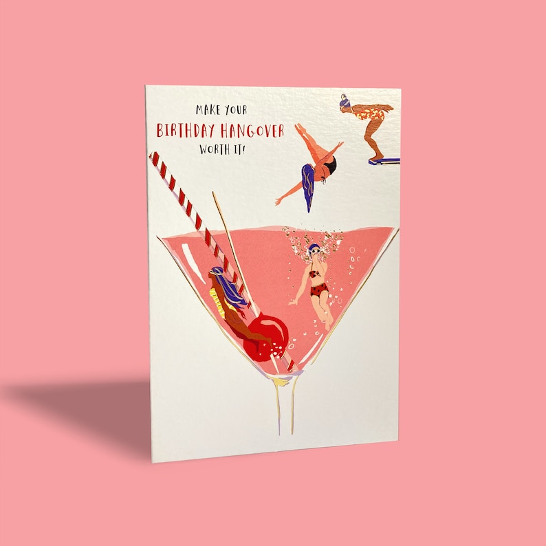 Carte d'anniversaire pour la gueule de bois image 1