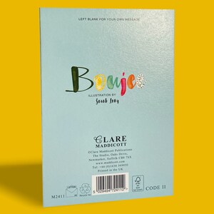 Carte d'anniversaire enveloppe florale image 3