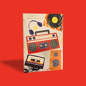 Carte d'anniversaire de musique image 1